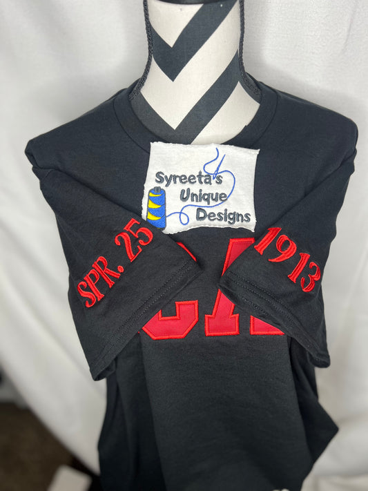 GCAC Black/Red Shirts