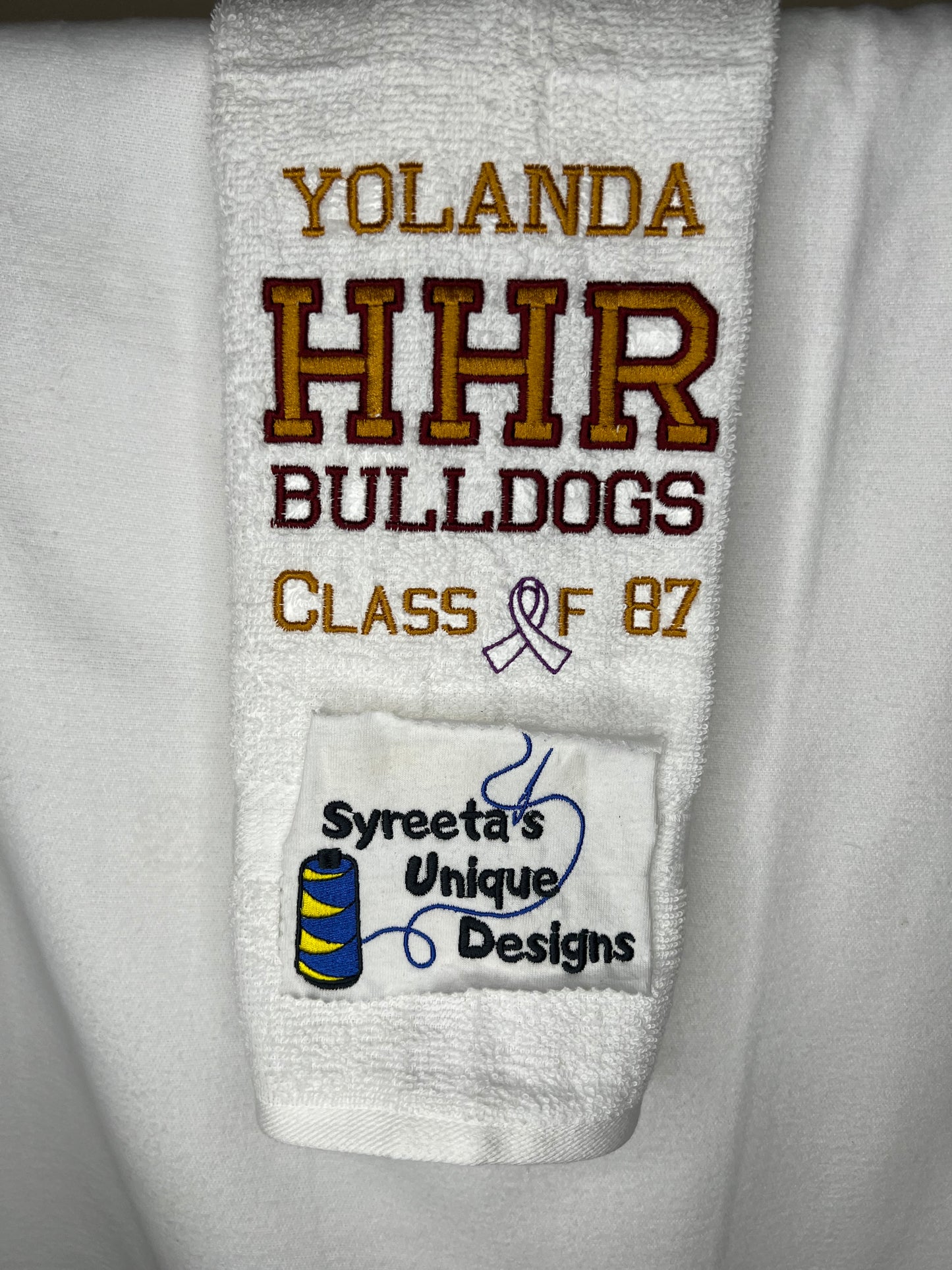 Embroidered Hand Towel