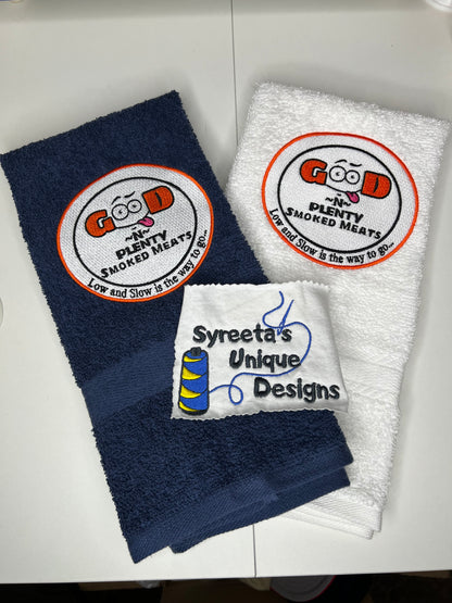 Embroidered Hand Towel